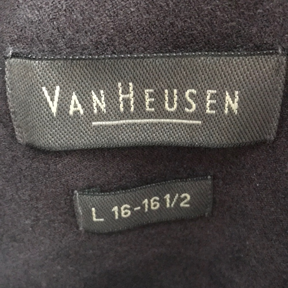 Charcoal Suede button down from Van Heusen